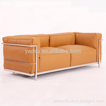 Le Corbusier Designer Sofa LC3 two seater sofa for living room